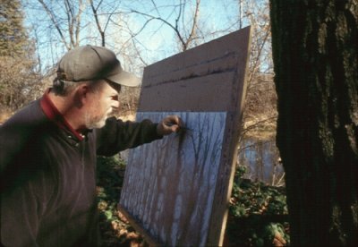 Artist at work