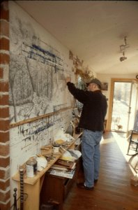Artist at work